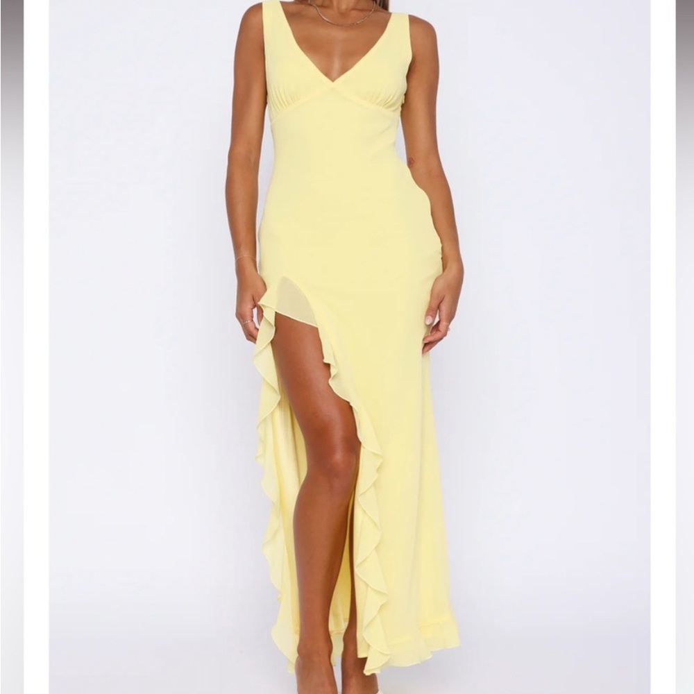 WhiteFox Yellow Sleeveless Dress